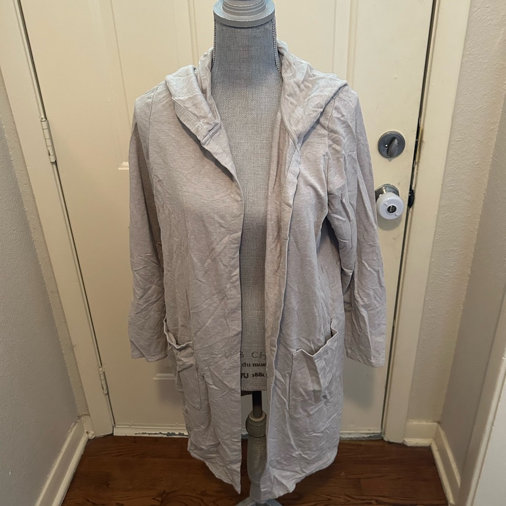Pure Jill Beige Hooded Jacket